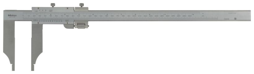 Mitutoyo Hosszúpofás nóniuszos tolómérő finomállítóval, 0-300 mm (0-12"), 0.05 mm (1/128") (534-101) termék fő termékképe