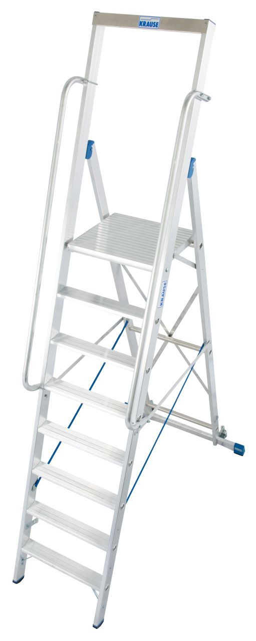 Krause STABILO Professional egy oldalon járható lépcsőfokos állólétra nagy dobogóval, 8 fokos termék fő termékképe