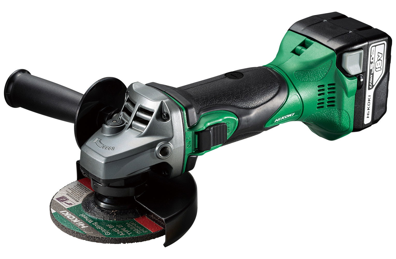 HiKoki G18DSL2WPZ akkus sarokcsiszoló (2 x 5.0 Ah Li-ion akkuval, Hitbox kofferben) termék fő termékképe