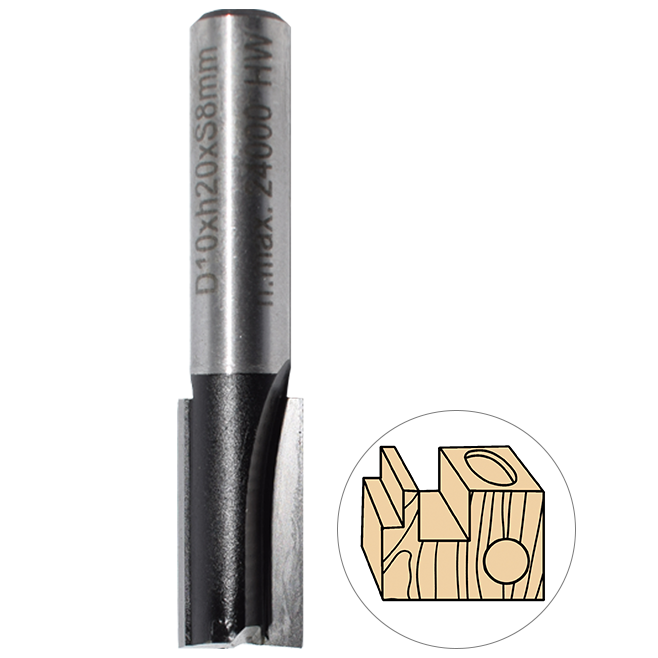 Abraboro 10 x 50 / 20 mm horonymaró kétélű homlokéllel termék fő termékképe