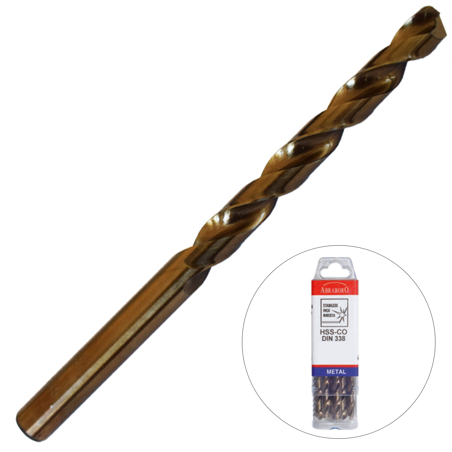 Abraboro 3.2 x 65 / 36 mm HSS-Co fémcsigafúró X-Pack, 10 db/csomag termék fő termékképe