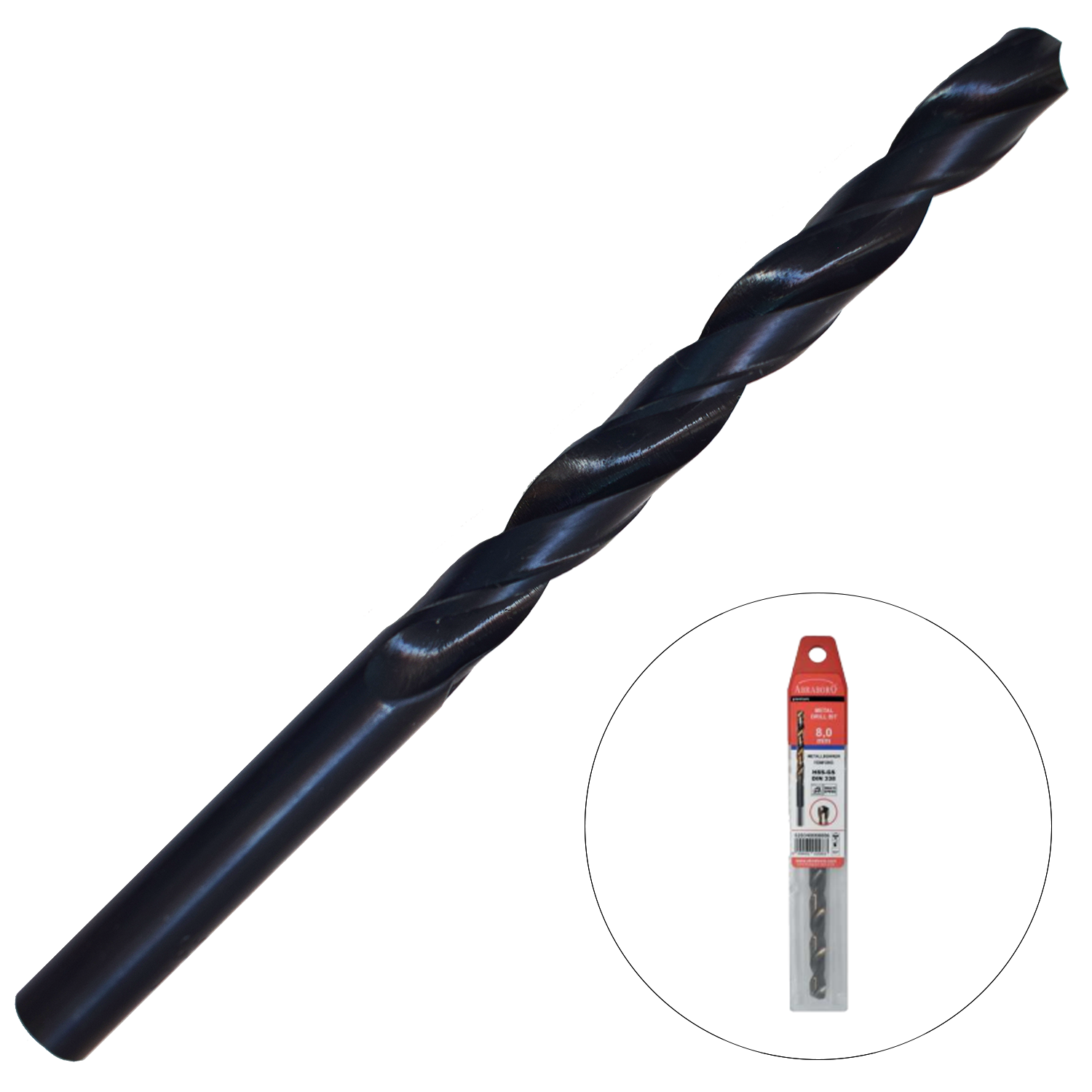 Abraboro 9.5 x 125 / 81 mm HSS-R fémfúró, EV-Pack termék fő termékképe