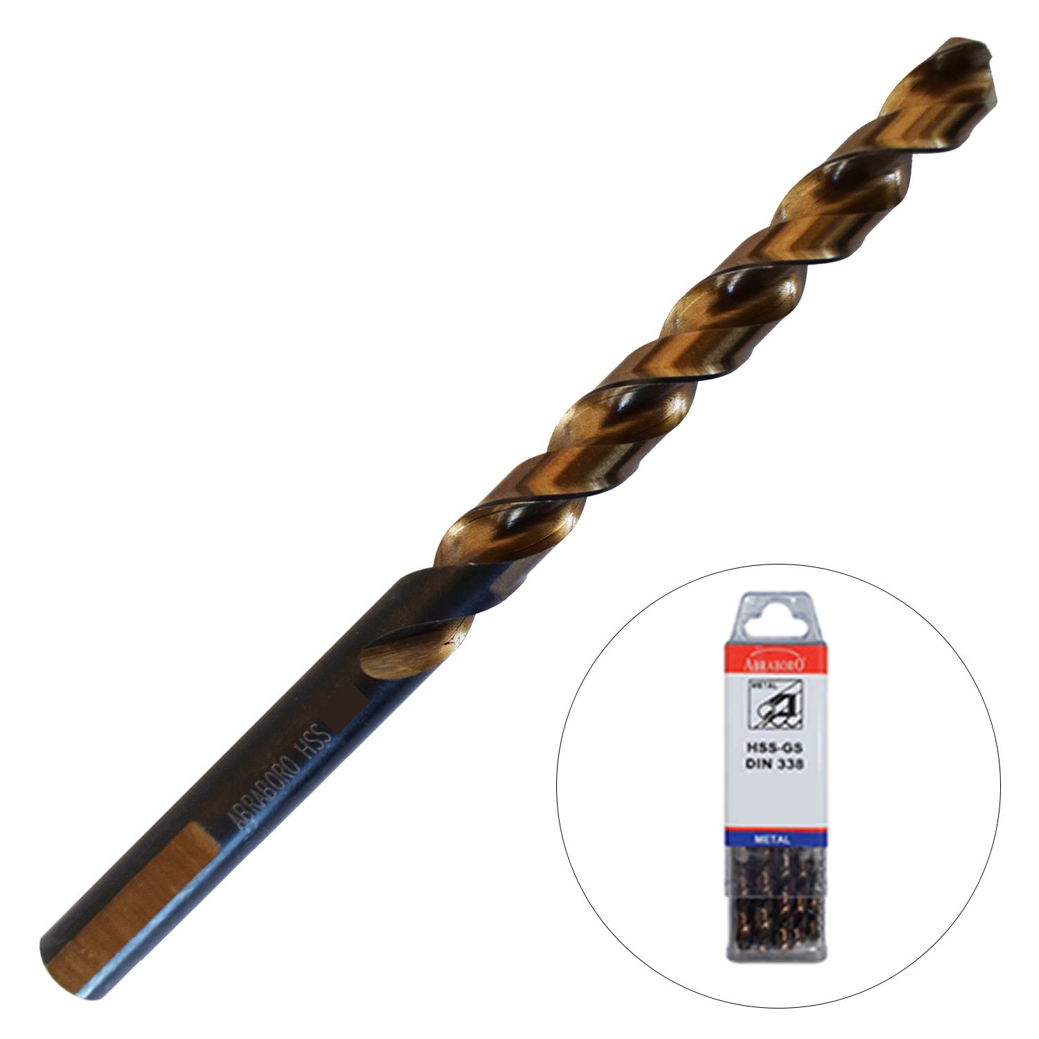 Abraboro 7 x 109 / 69 mm MULTISPEED HSS-GS fémfúró háromszög szárral X-Pack, 10 db/csomag termék fő termékképe