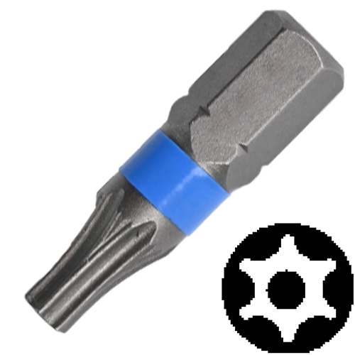Abraboro TxTR 10 x 25 mm Torx Tamper bit, 2 db/csomag termék fő termékképe