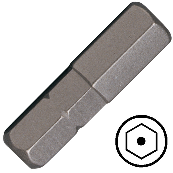 KENNEDY 1.5 mm furatos hatszög csavarbehajtó bit 1/4" hatszög illesztéssel, 25 mm termék fő termékképe