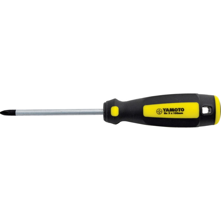YAMOTO No.2 x 100 mm kereszthornyú Tri-Line csavarhúzó termék fő termékképe