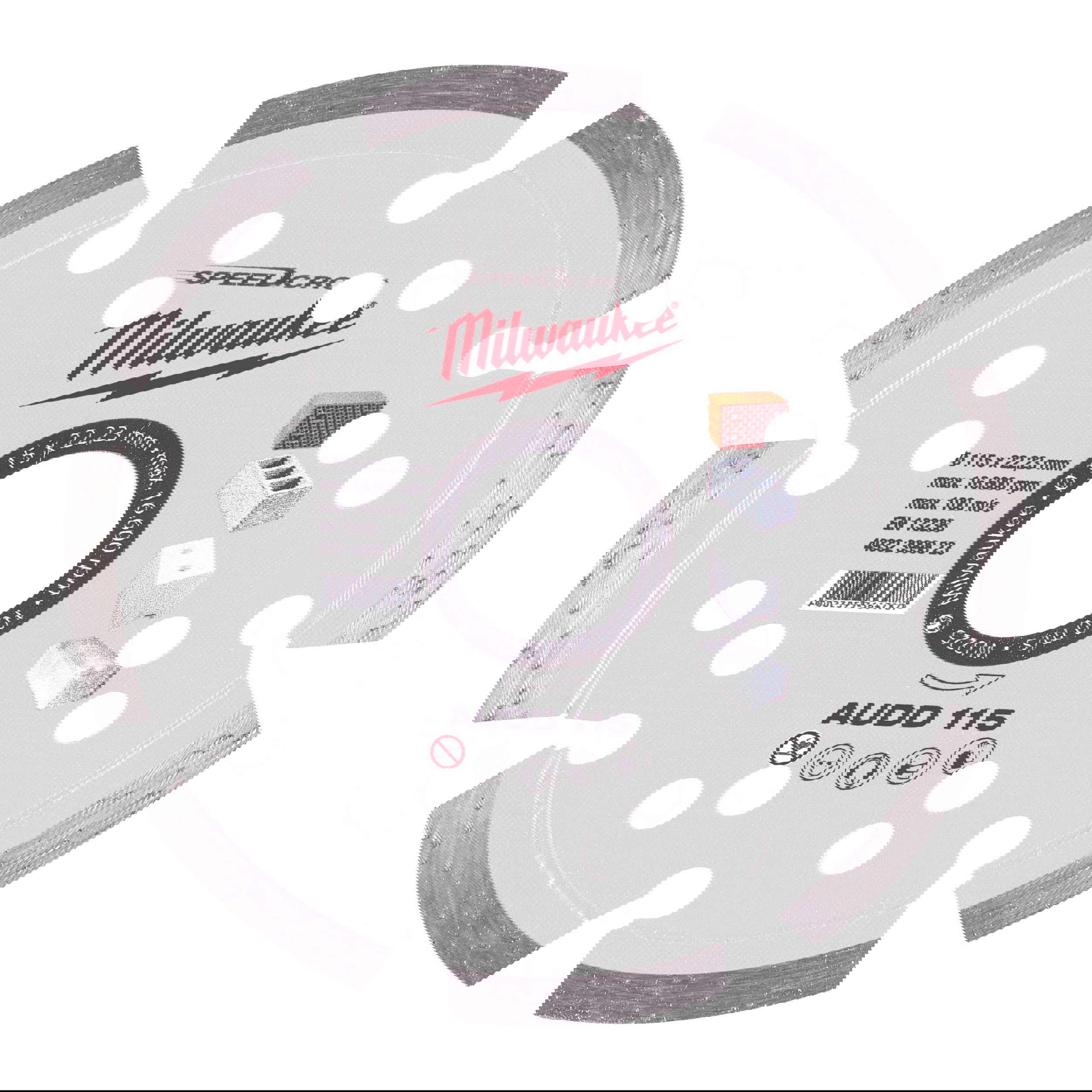 Milwaukee Speedcross AUDD gyémánt vágótárcsa, Ø115 mm termék fő termékképe
