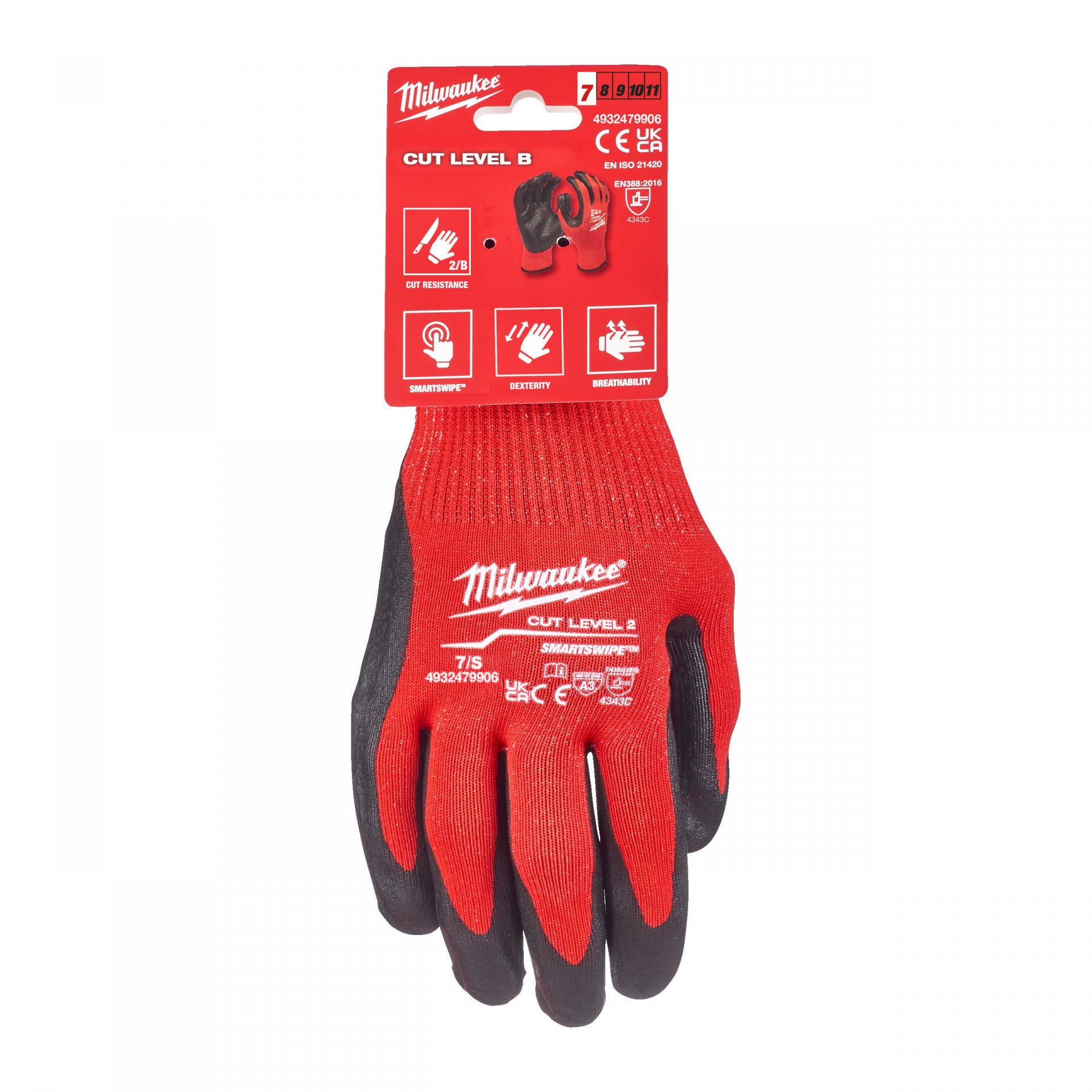 Milwaukee Vágásbiztos védőkesztyű, 2/B vágási szint termék fő termékképe