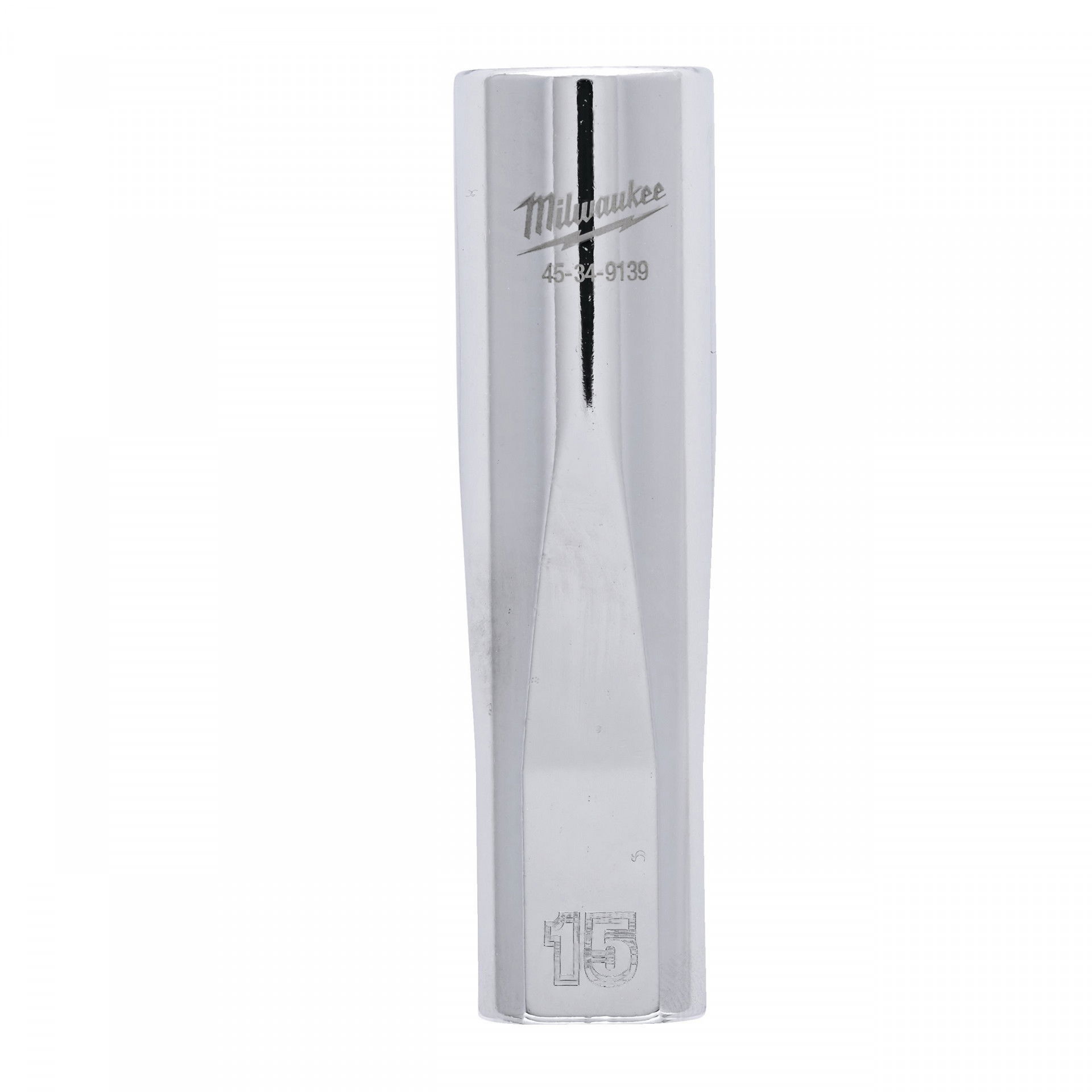 Milwaukee FOUR FLAT™ oldalú 1/2"-os dugókulcs fej, hosszú, 6-lapú, 15 mm termék fő termékképe
