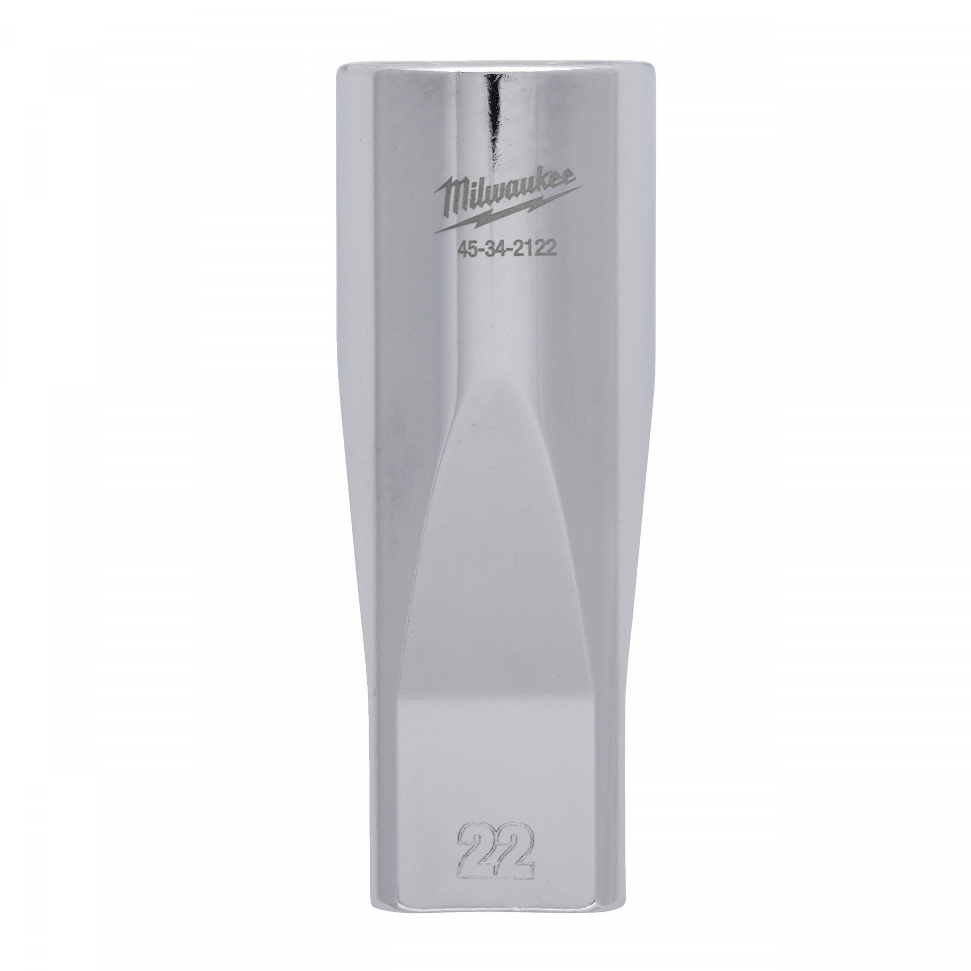 Milwaukee FOUR FLAT™ oldalú 1/2"-os dugókulcs fej, hosszú, 6-lapú, 22 mm termék fő termékképe