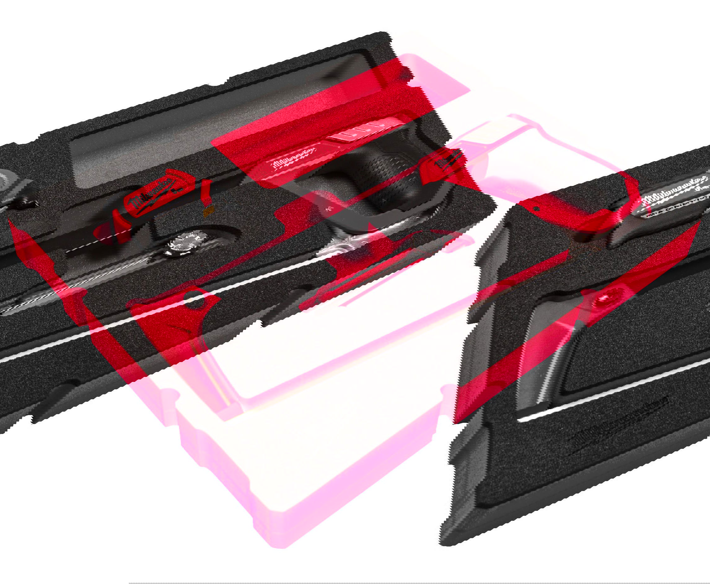 Milwaukee PACKOUT™ vágó és mérő készlet habbetétben, 4 darabos termék fő termékképe