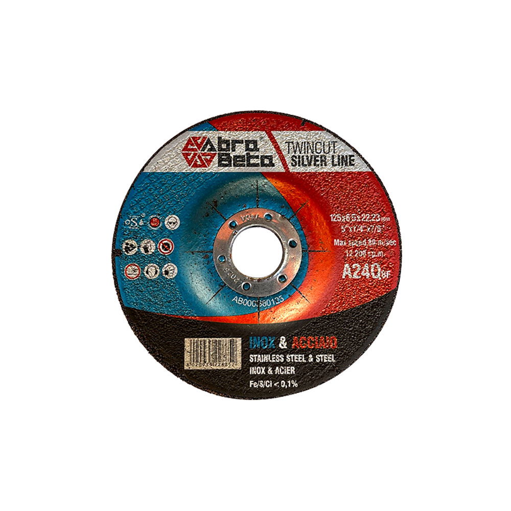AbraBeta A24Q acél/inox 125x6,5x22,23 25db/csomag termék fő termékképe